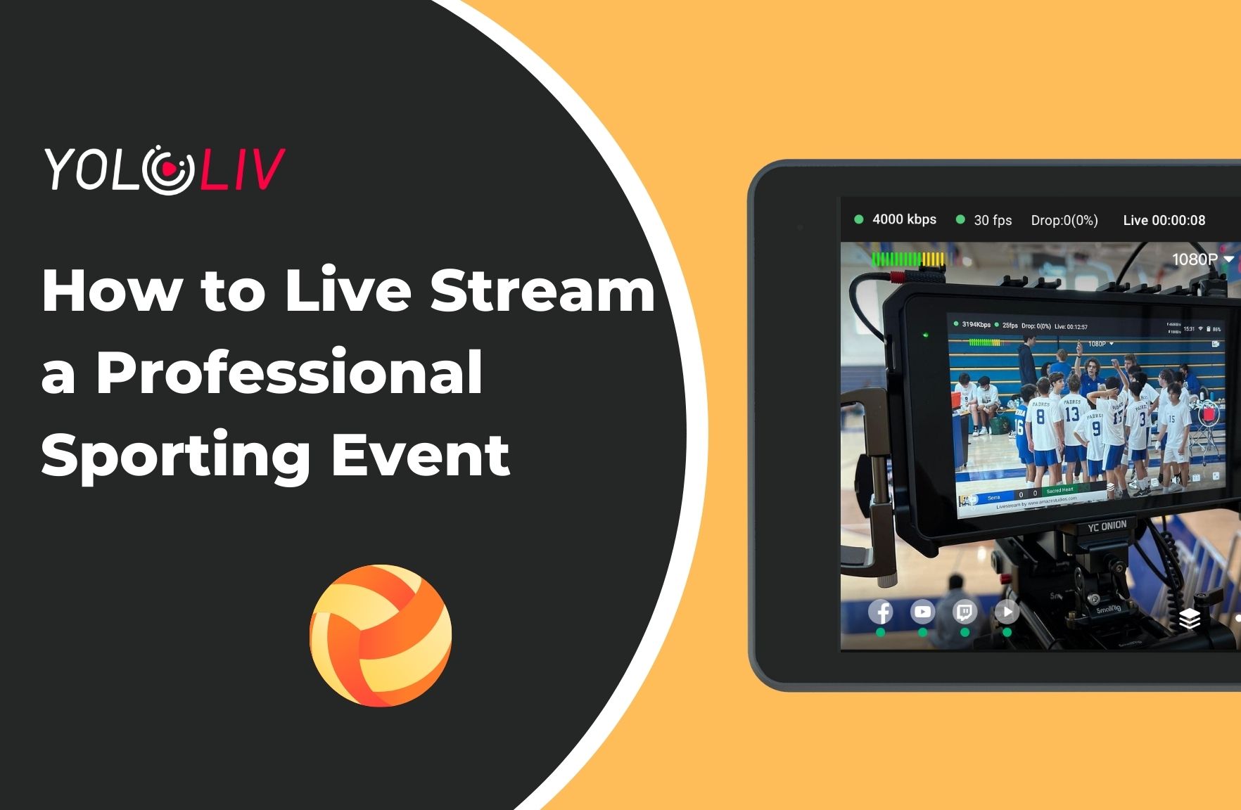 How to Live Stream a Professional Sporting Event -