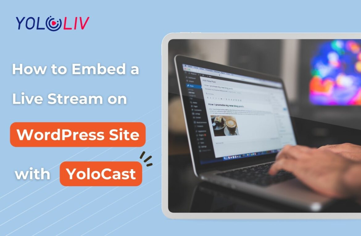 how to embed a live stream on your wordpress site with YoloCast?