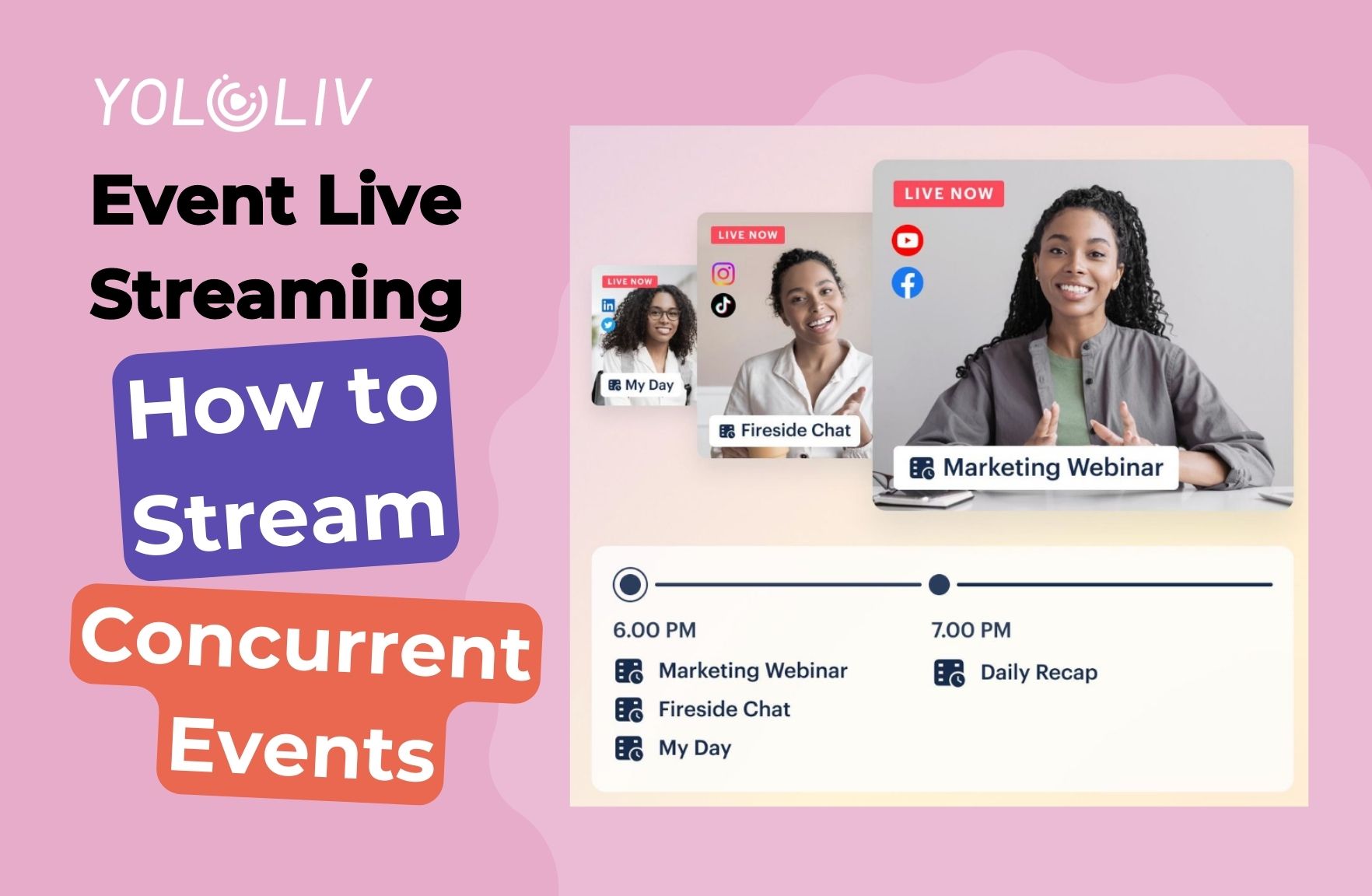 Event Live Streaming How to Stream Concurrent Events?