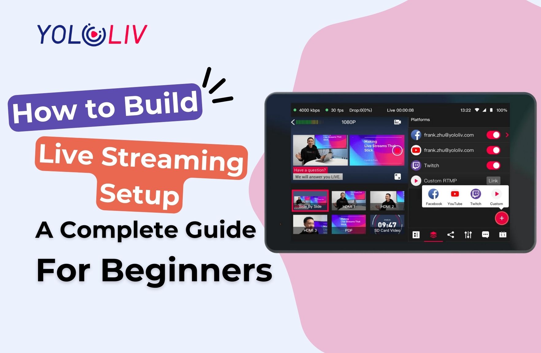 How to Start Live Streaming: The Beginner's Streaming Setup