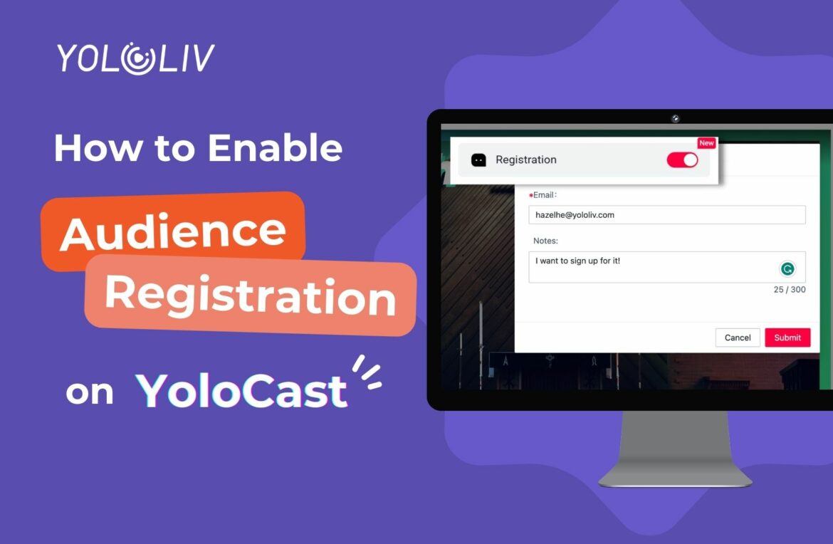 How to Enable Registration on YoloCast How to Enable Registration on YoloCast