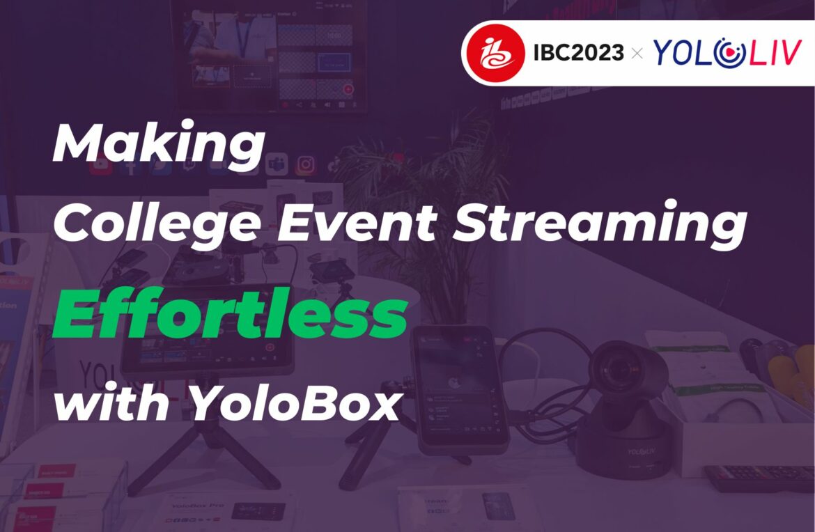 你的段Making College Event Streaming Effortless with YoloBox落文字