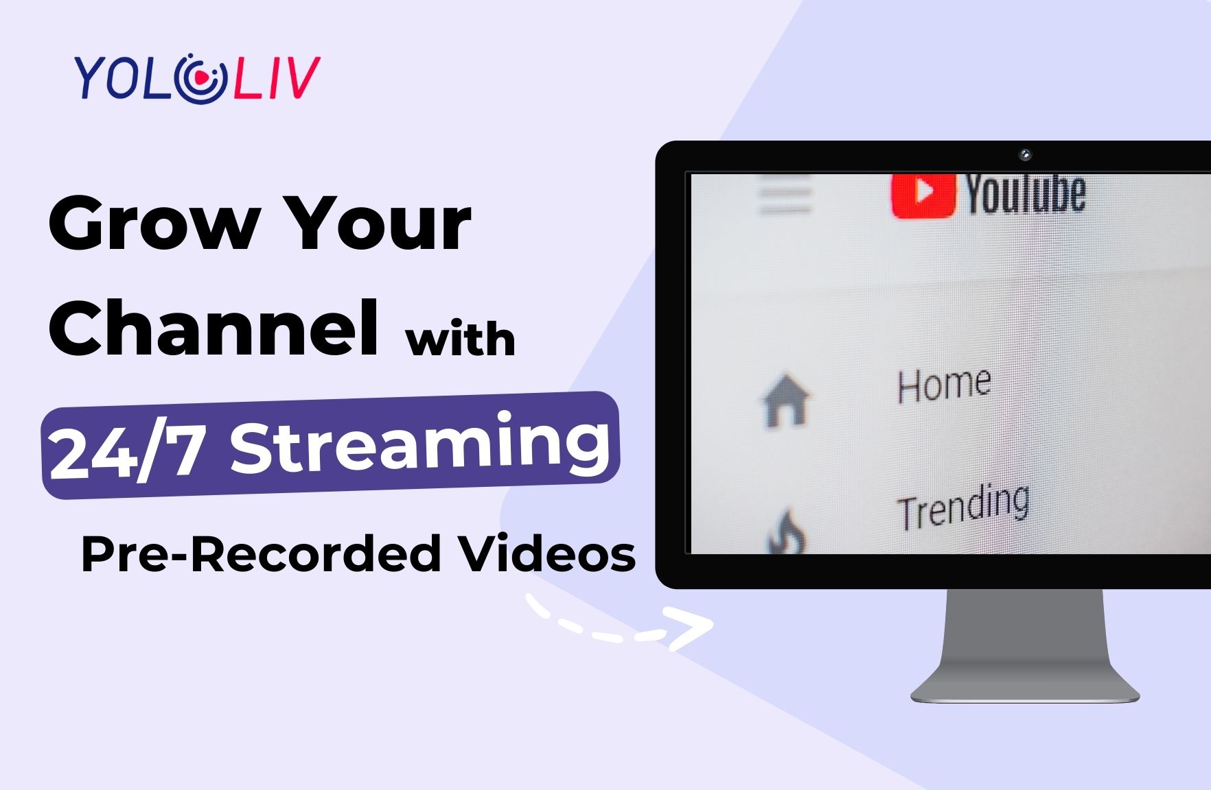 Grow YouTube Channel More Easily with 24/7 Streaming of Pre-Recorded Videos  -