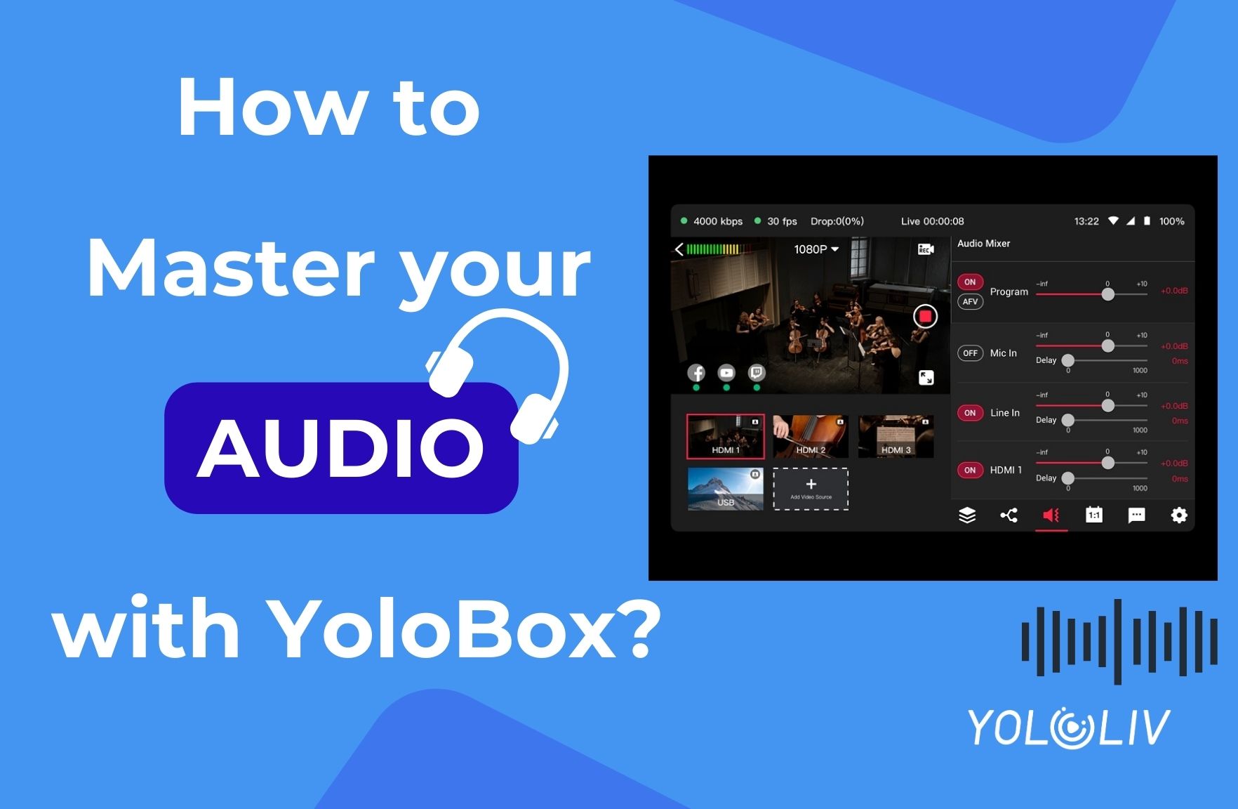 How to Master Your Audio Workflow with YoloBox? Getting Audio from 