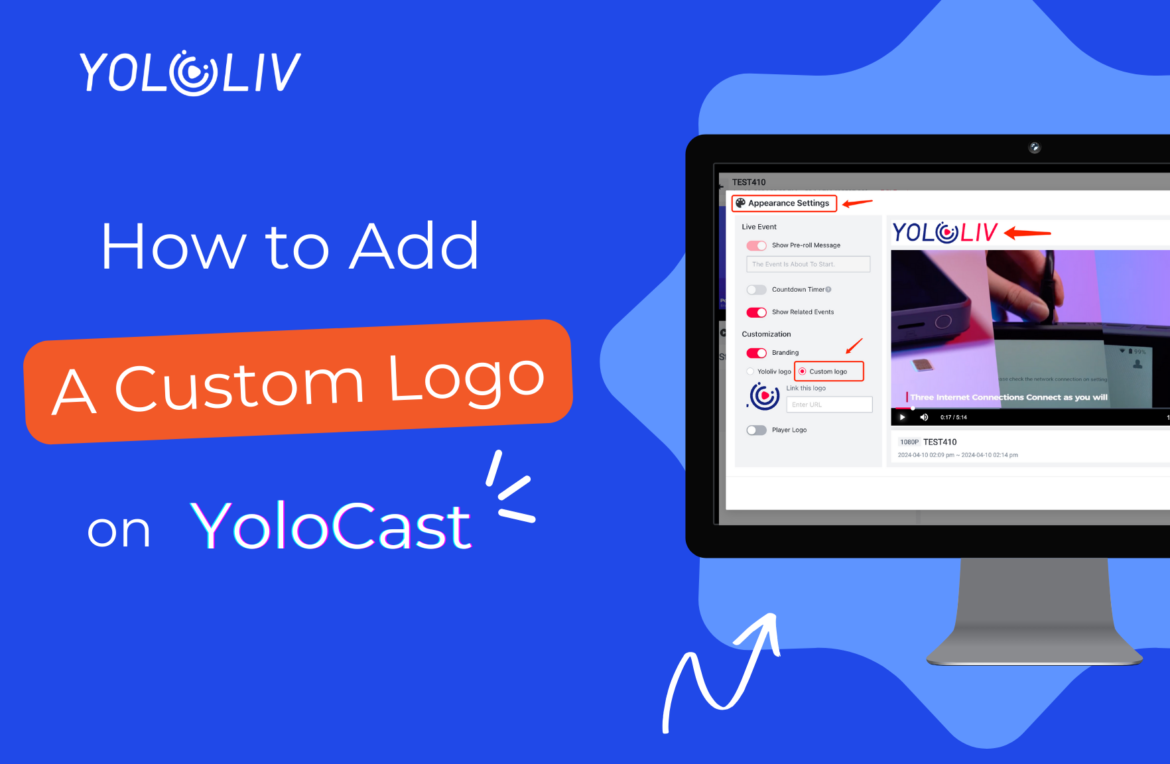 how to add a custom logo on YoloCast how to add a custom logo on YoloCast