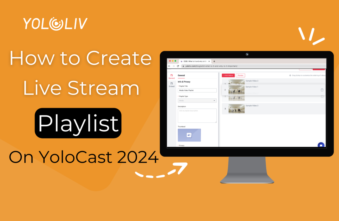 How to create a live streaming playlist with YoloCast 2024？