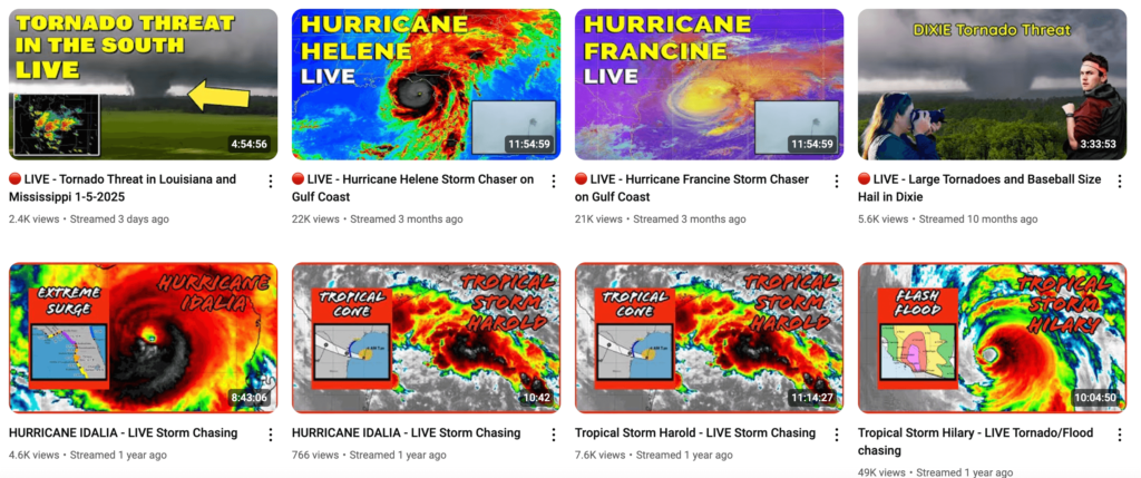 Extreme Storms Chaser's channel