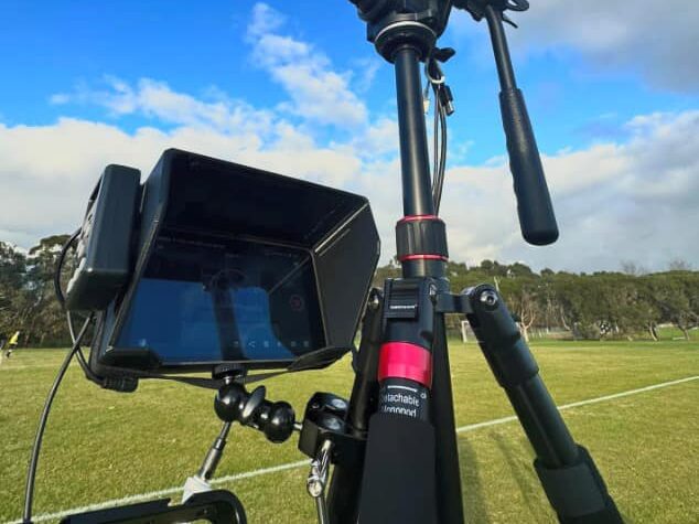 women's football live stream setup with yolobox