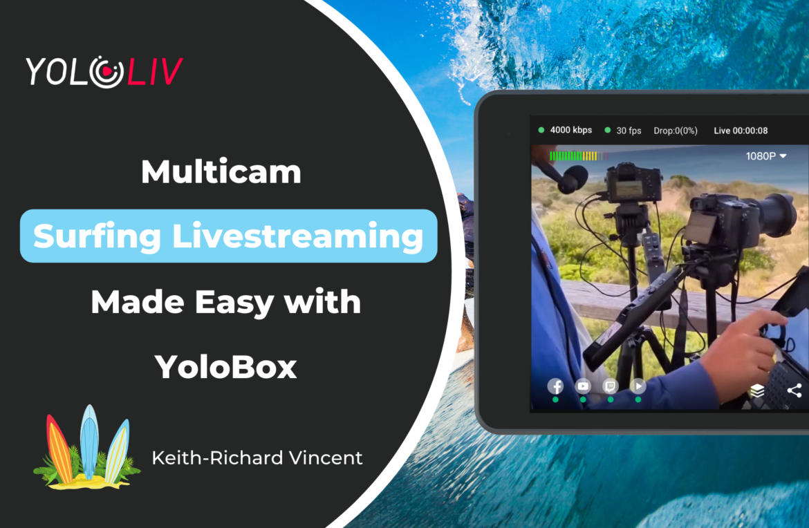 Multicam Surfing Livestreaming Made Easy with YoloBox