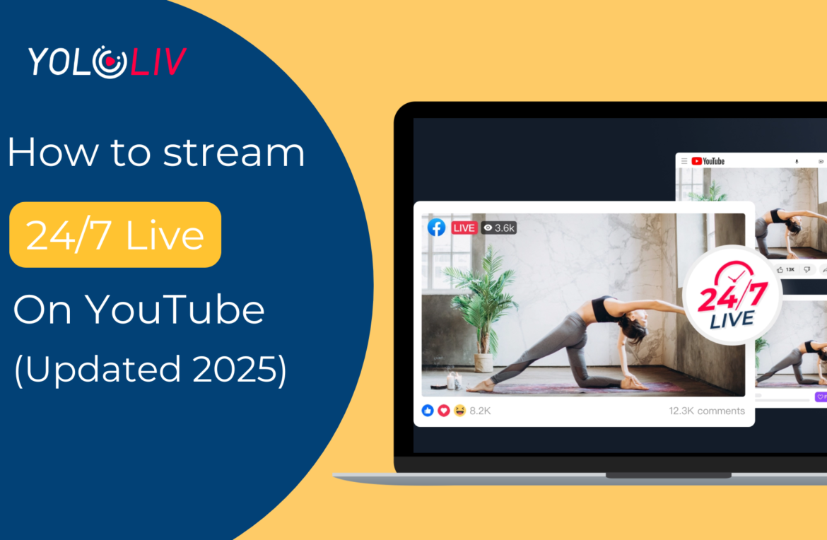 24/7 with pre-recorded video