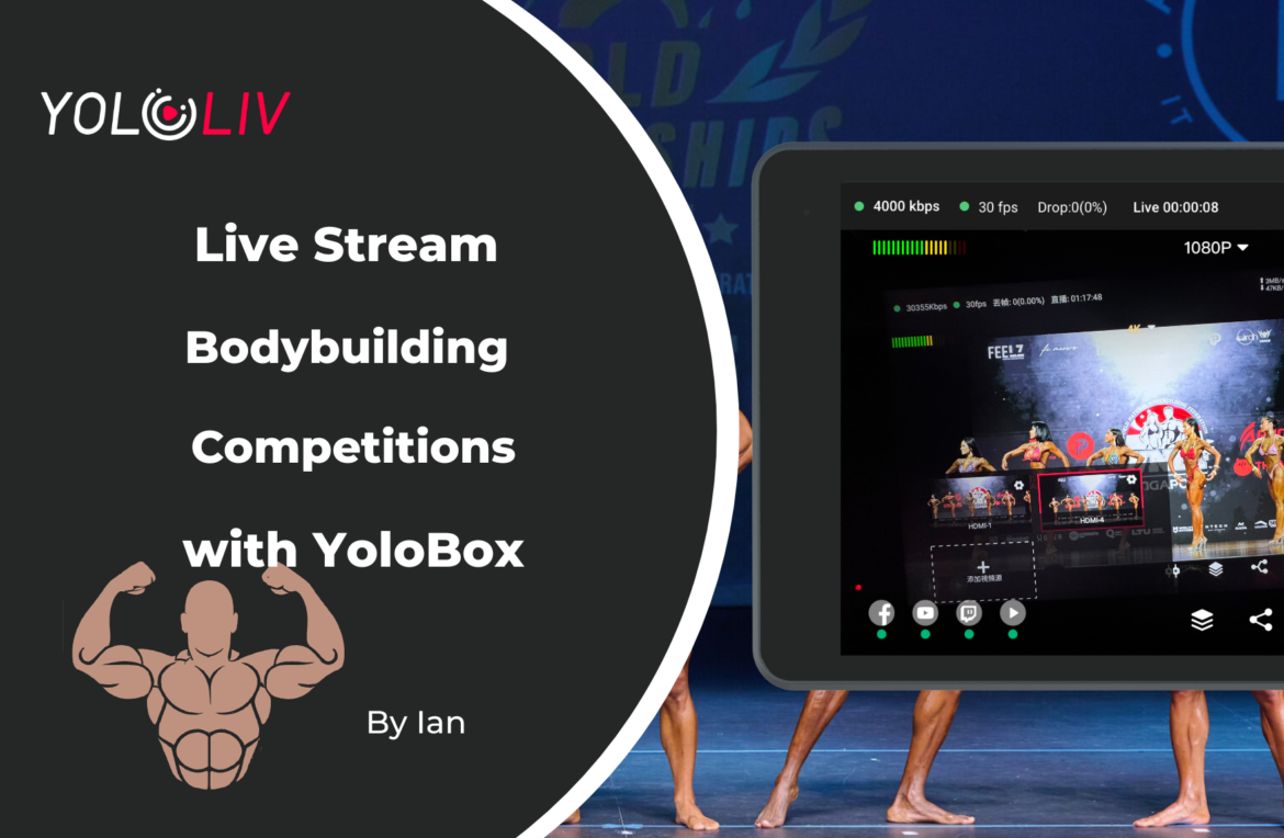 How to Live Stream Bodybuilding Competitions with YoloBox
