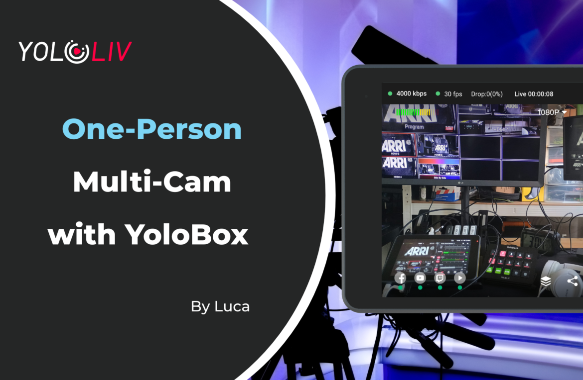 one-person multi-cam live stream