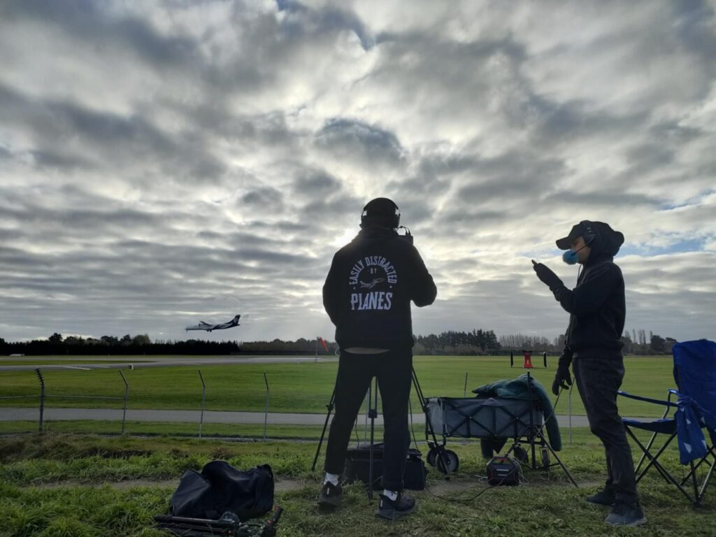 plane spotting in the airport