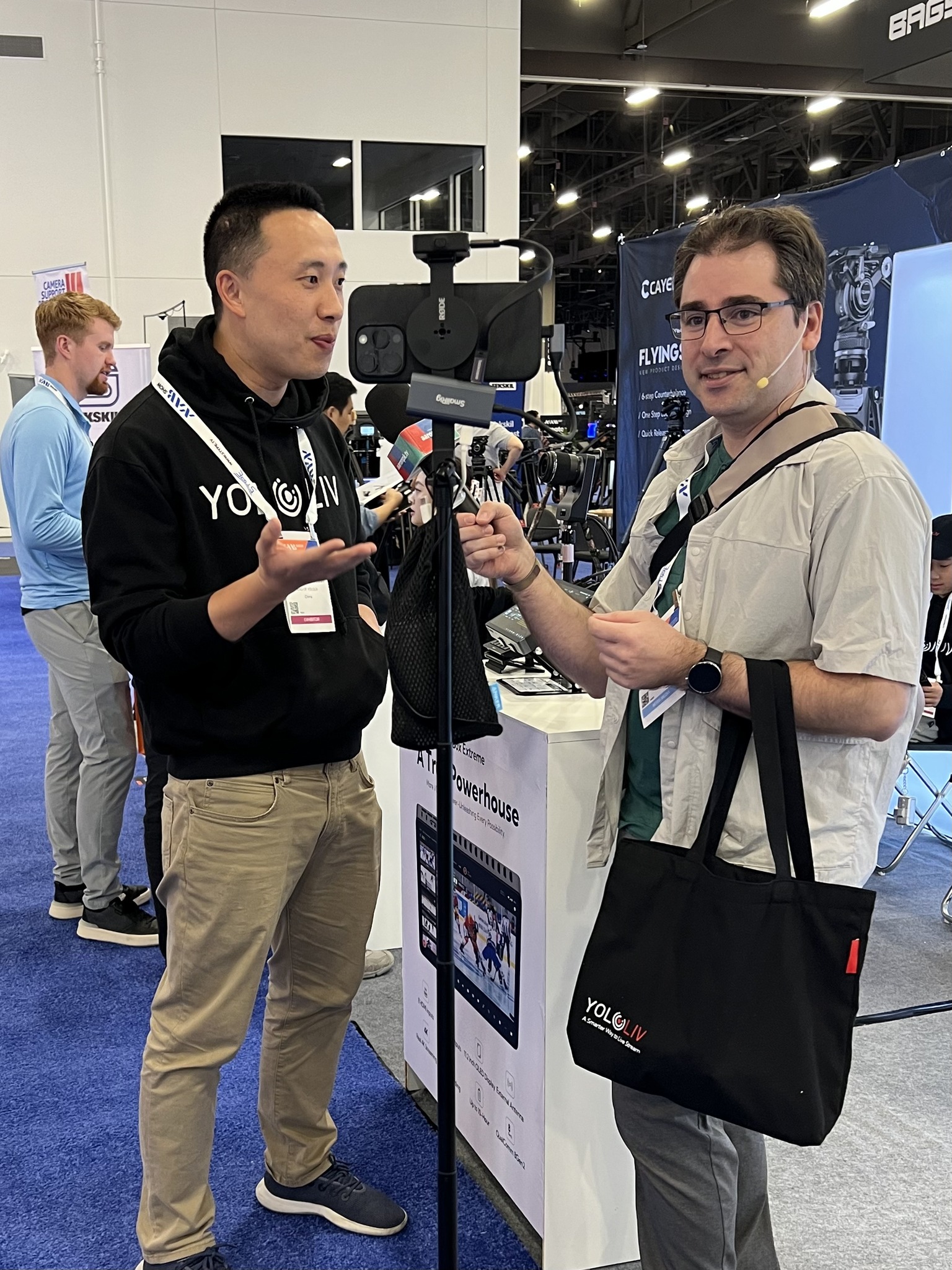 YoloLiv NAB 2026 — YoloBox Extreme booth demo