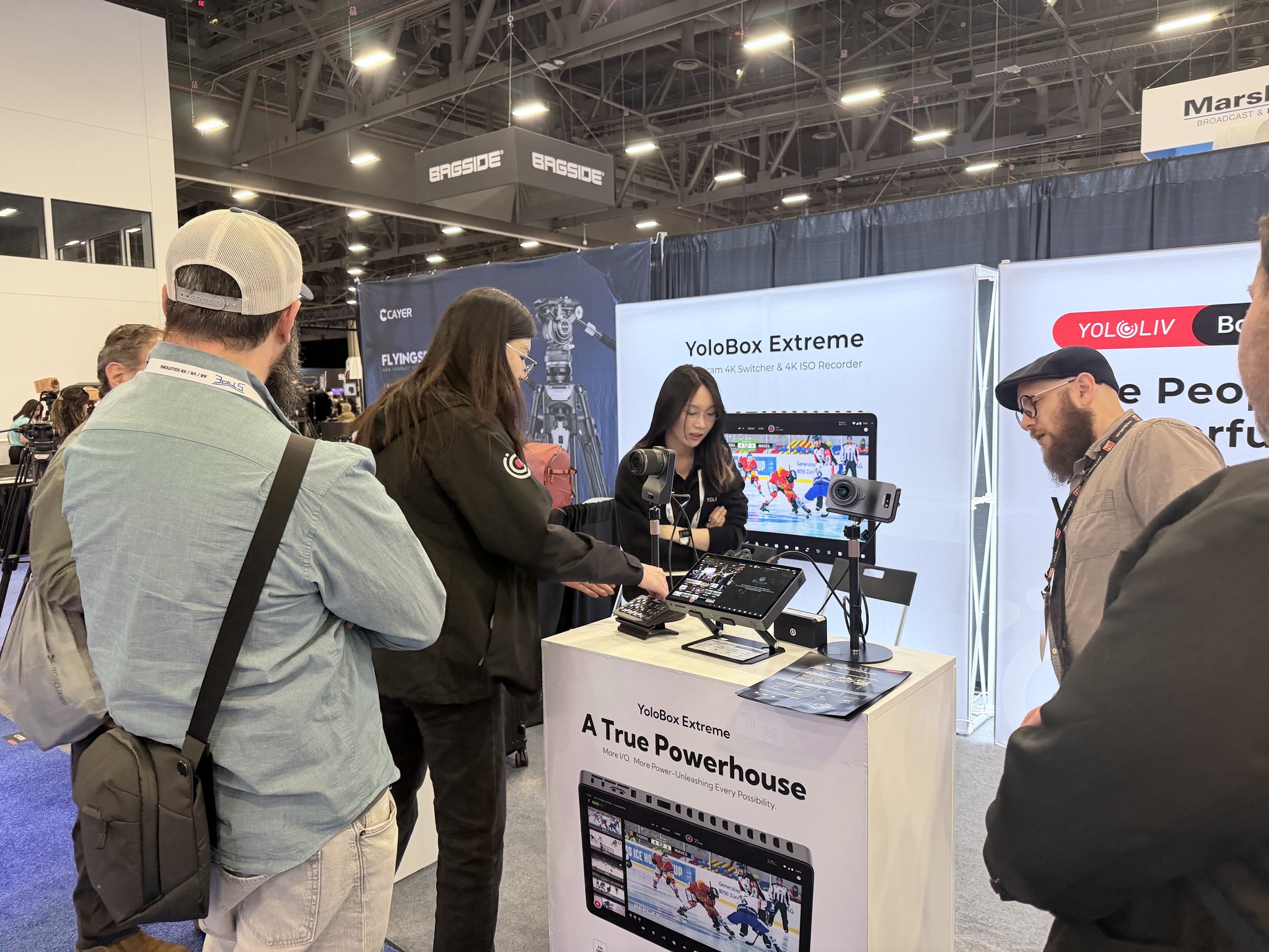 YoloLiv NAB 2026 — YoloBox Extreme on display